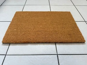 Brown Coir and Rubber Door Mat 40 x 60 cm