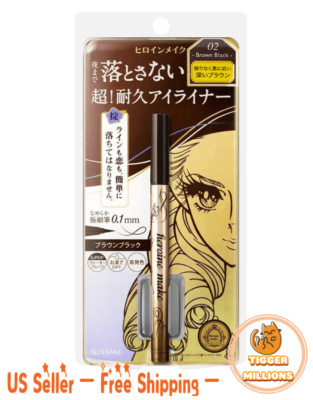 [US Seller] KISS ME HEROINE Make Prime Liquid Eyeliner Rich Keep #02 Brown Black