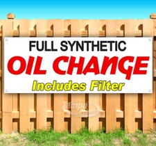 OIL CHANGE Advertising Vinyl Banner Flag Sign Many Sizes USA MECHANIC