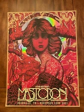 Mastodon Holofoil Poster Autographed & Numbered - Ryman Auditorium - #4/95