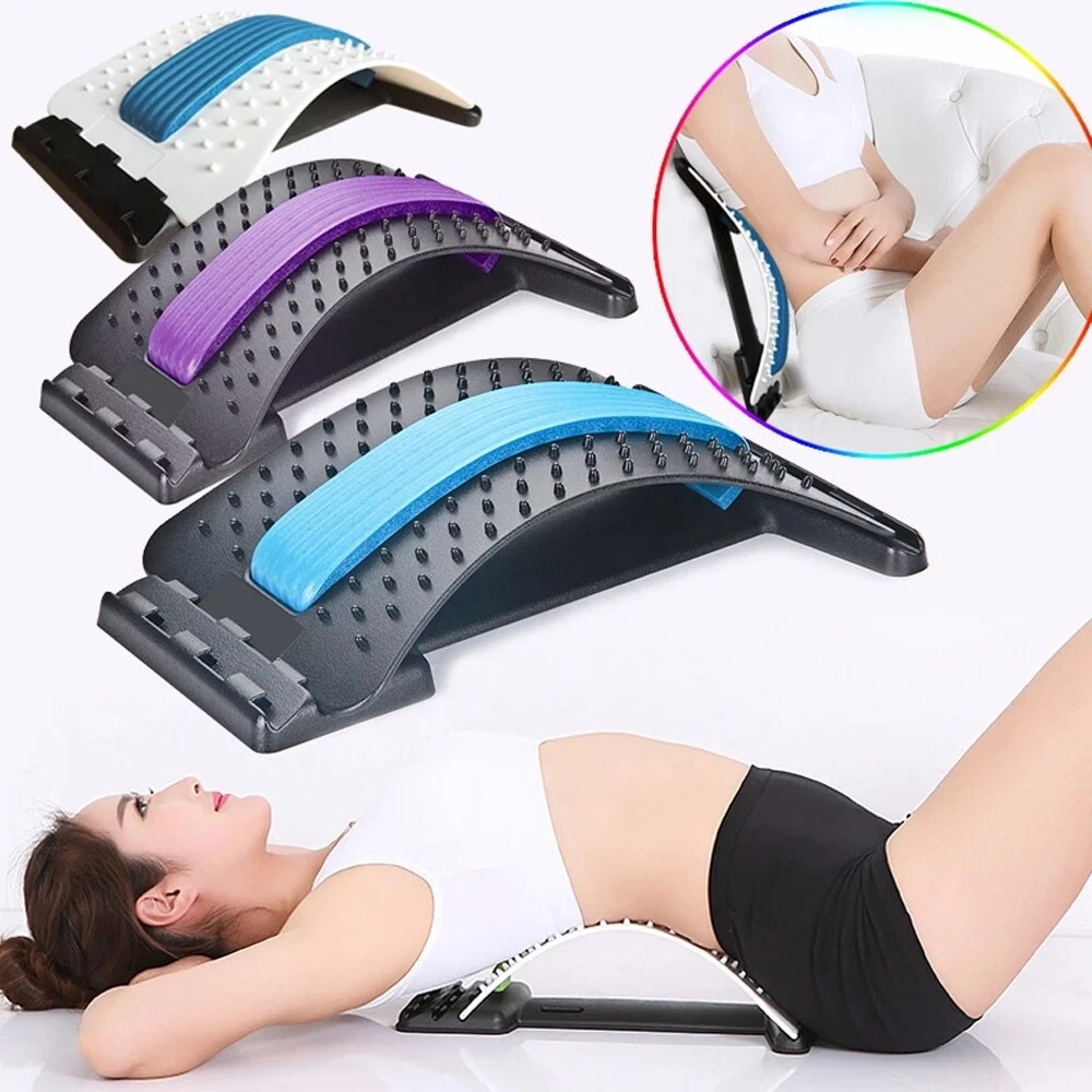 Back Stretcher for Lower Back Pain Relief Adjustable 4 Level Back Lumbar  Cracker