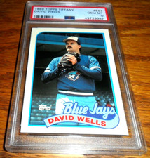 1989 Topps Tiffany #567 DAVID WELLS Toronto Blue Jays Low Pop PSA 10 GEM MINT