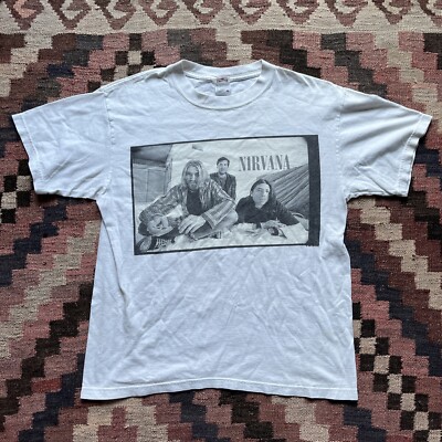 Vintage NIRVANA Shirt 1996 - Kurt Cobain In Utero - Anvil Vintage NIRVANA Shirt 1996 - Kurt Cobain In Utero - Anvil