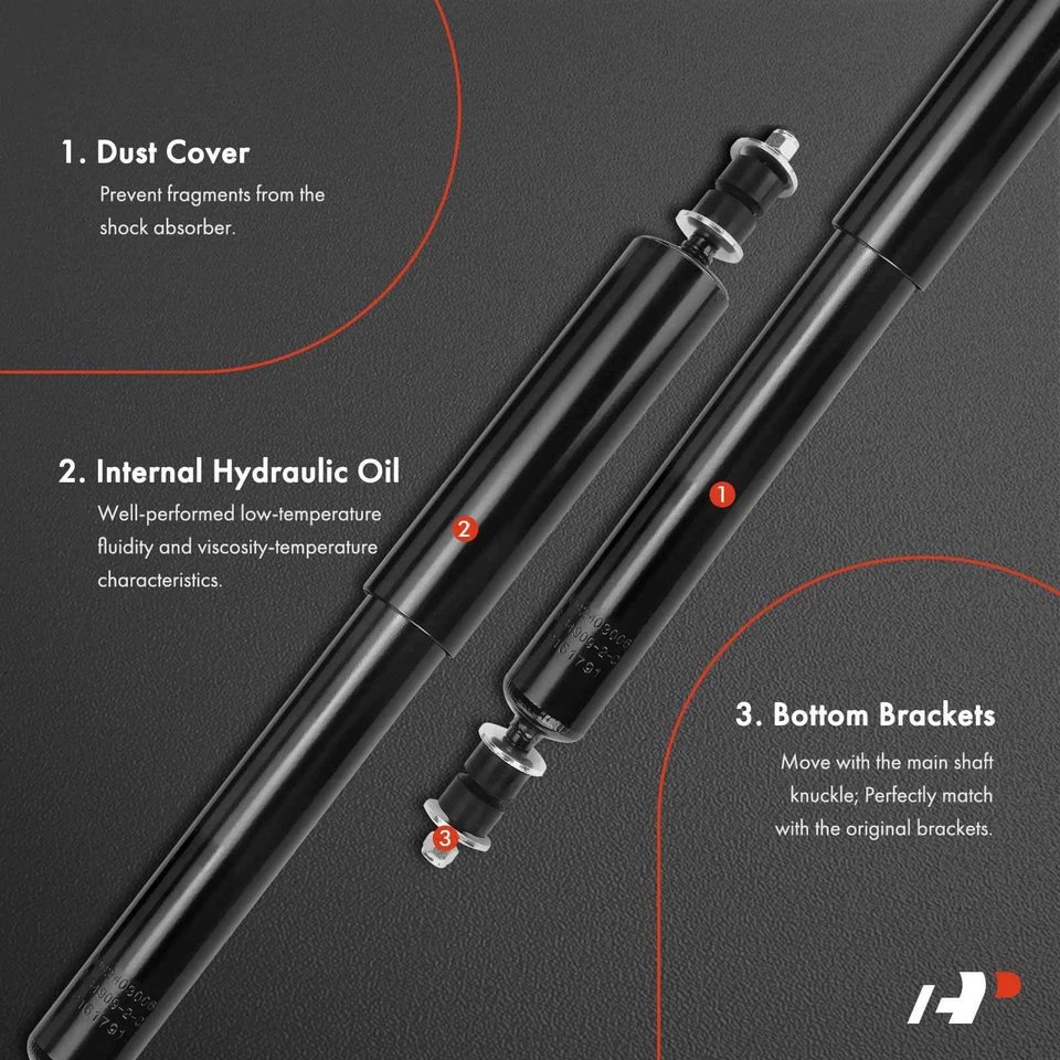 Amortiguador delantero A-Premium 2 piezas para Ford F-100 F-150 F-250 Mitsubishi Fuso Foto 3 de 4