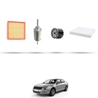Hoffcar Set Service - 4 Filter FüR Ford Fusion 1.4 16V 59Kw Von 2002