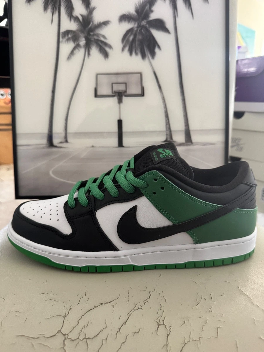 Nike Dunk Pro SB Low White Classic Green | eBay