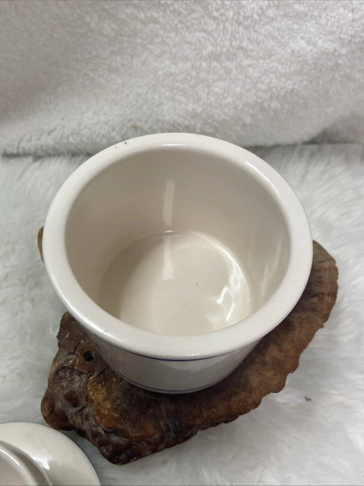 Crock Butter Bell Dish Cover Pot French Butter Storage Keeper - Image 4 of 4