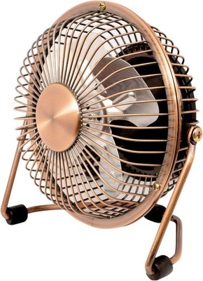 Mini USB Tischventilator klein leise persönliche Kühlbox tragbar Tischventilator Metall Größe 4''
