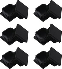 1 12 1.5 Inch Square Tube End Cap Plastic Plugs 12Pack 1 12 Inch 1.5 Inch Square
