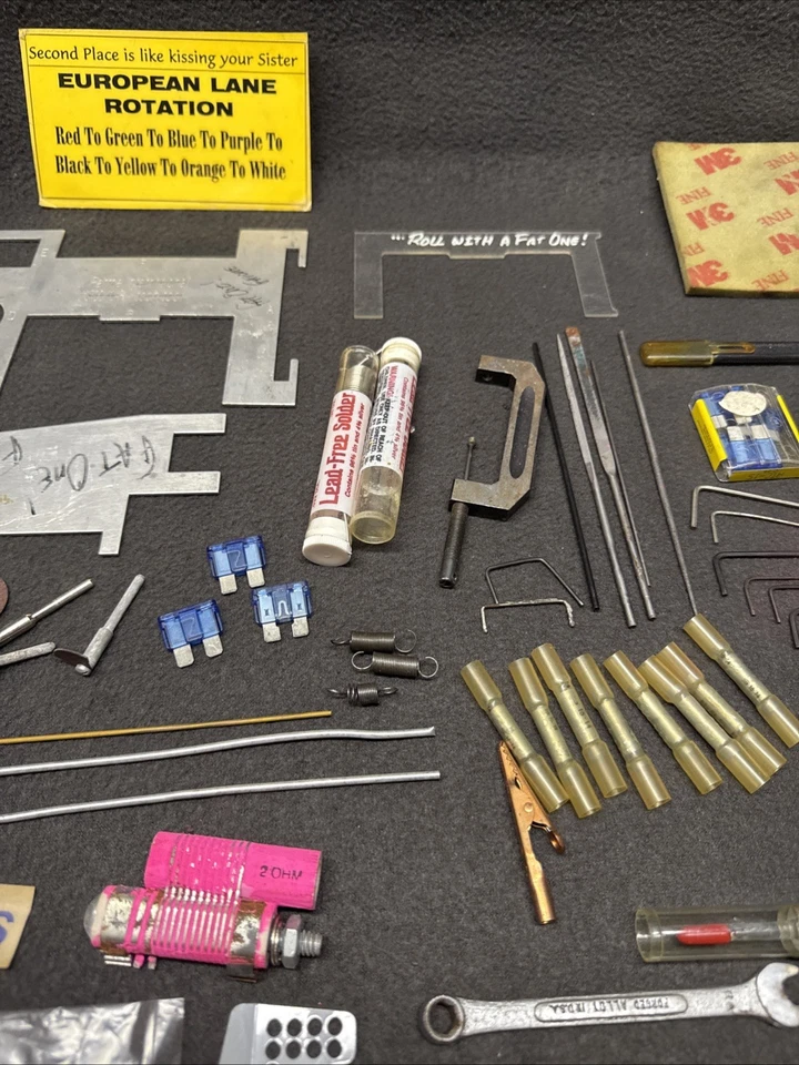 1/24 Ranura Coche Piezas Herramientas Trenzas Herramientas Tecnológicas Contenedores Transparentes Plomo Tiras Lexan Foto 4 de 4