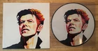 33 12" LP PICTURE DISC DAVID BOWIE LET'S DANCE IN NEW YORK