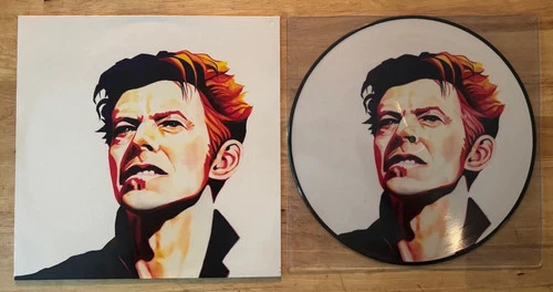 33 12" LP PICTURE DISC DAVID BOWIE LET'S DANCE IN NEW YORK