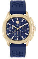 Philipp Plein Spectre Chrono Gold 44MM Watch PWSAA0323, NEW ,NO BOX OR PAPERS