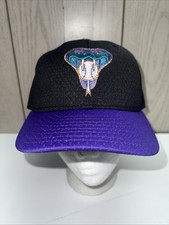 VTG New Era Arizona Diamondbacks Rare Logo Mesh Fitted Hat 7 1/4 USA Baseball