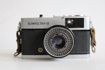 Olympus Trip 35 35mm Sucherkamera, mit Olympus 40mm f/2.8 Objektiv - funktionstüchtig 