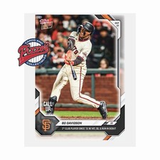 Bo Davidson Giants Debut Hit SB Run 2026 MLB Topps NOW Card 701 Presale