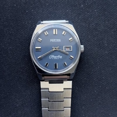 Rare vintage Mortima  Mayerling  17 jewels mechanical mens watch