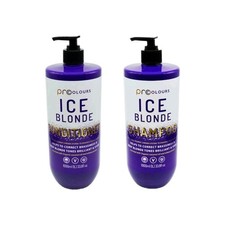 Pro Colours Ice Blonde Conditioner With Dual Pigment Chiroma System 2x1000ml 7.50 per litre