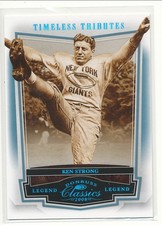 2008 Donruss Classics - Legend Ken Strong #106 Timeless Tributes Platinum 06/25 