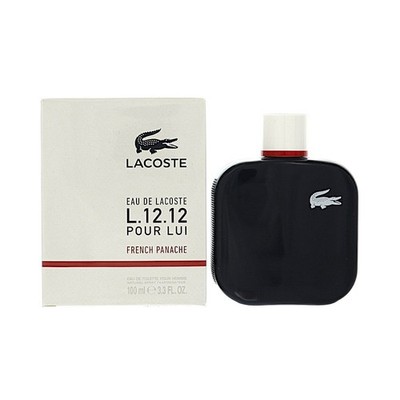 L.12.12 Pour Lui French Panache by Lacoste Box for Men 3.3 Oz Eau De Toilette