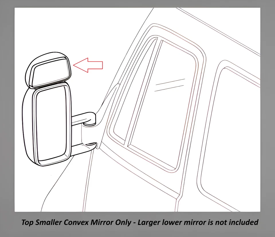 5939 For 2003-2006 Dodge Sprinter 2500/3500 Driver / Passenger Side Upper Convex Foto 4 de 4