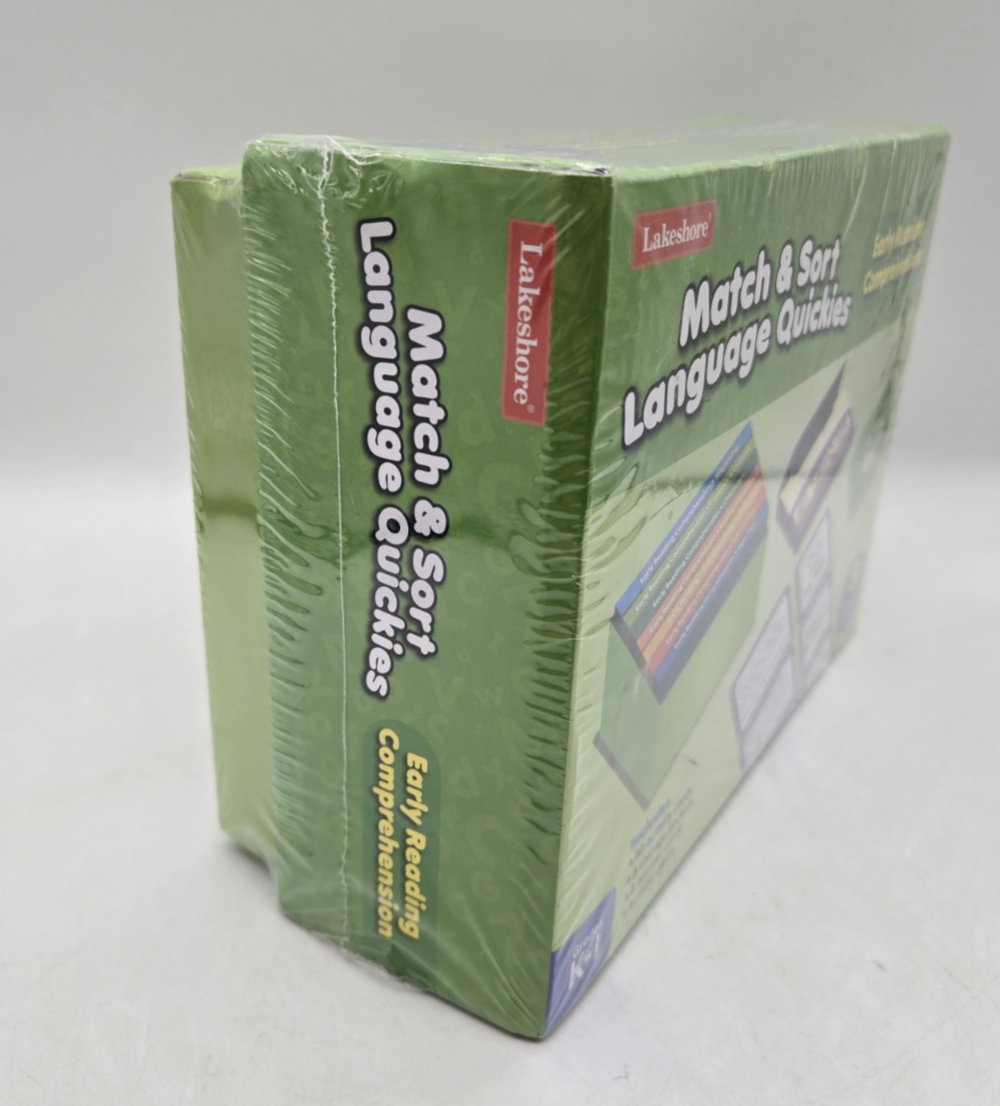 Lakeshore MATCH & SORT Language Quickies, Early Reading
