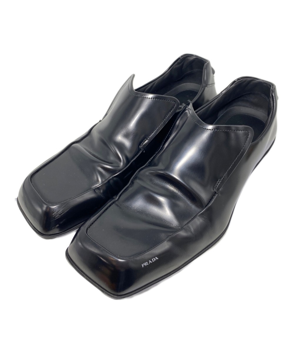 PRADA/ 24SS Square Toe Leather Loafer Black Size:7 | eBay PRADA/ 24SS Square Toe Leather Loafer Black Size:7 | eBay