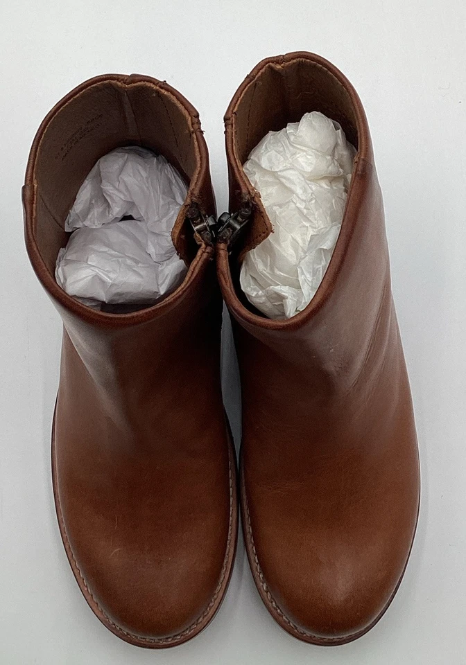 Bota Feminina Frye Veronica Zíper Interior Casual Bronze Tamanho 5.5 B - Imagem 3 de 4