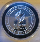 OPM Metals  1-One Troy Ounce .999 Fine Silver Round  Made In The USA