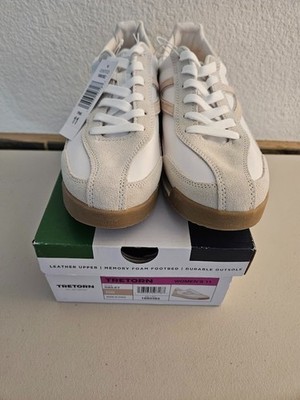 Tretorn Athletic Sneakers. Hailey in White and Pink. Women's size 11 new in box!