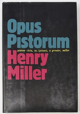 Opus Pistorum Henry Miller 1983 First Edition / Printing Hardcover Book Vintage