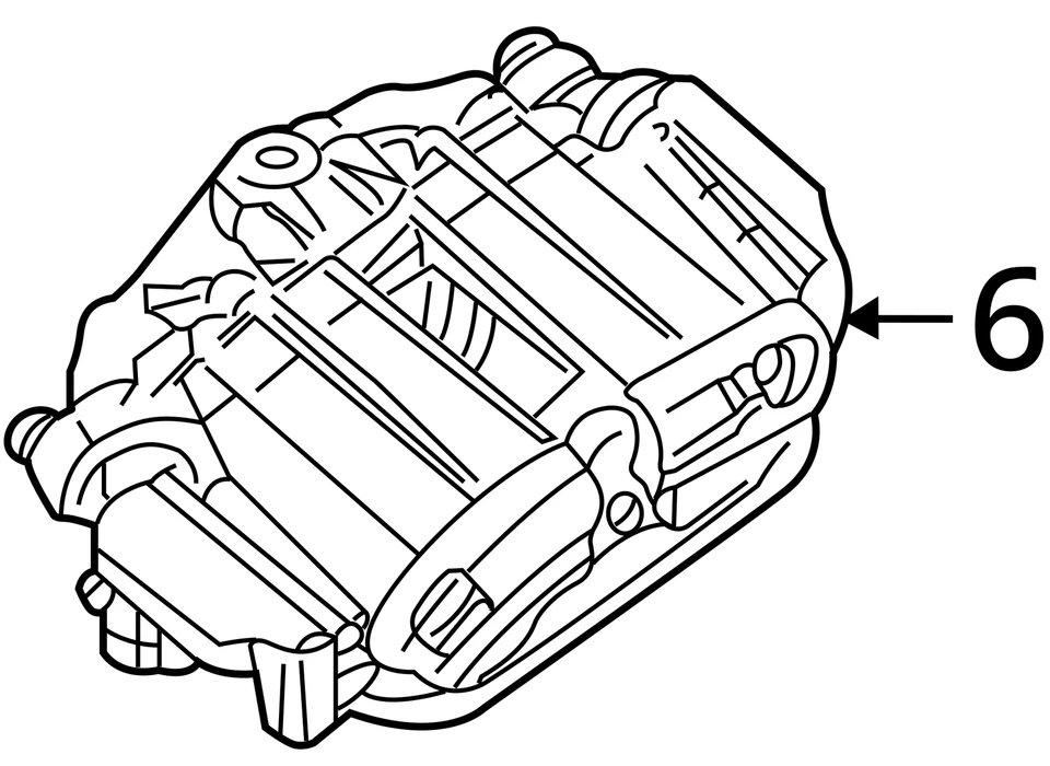 发球杆左后卡钳 84755503 适合 18-20 Savana 2500 3087459 — 第 4/4 张图片