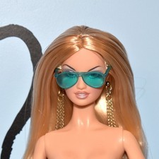 Barbie Blue Tear Shaped Lenses Sunglasses Shades Sun Glasses Fashion Accessory