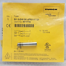 Turck 4610740 Inductive Proximity Sensor 10-30 Vdc BI1,5-EH6,5K-AP6X-V1131 New