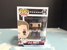 JJ Watt Houston Texans Funko POP! NFL Football #34 Vaulted White Jersey