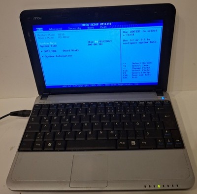 MSI U110 Netbook 10,1'' Zoll Notebook Lap Top ( 1492 )