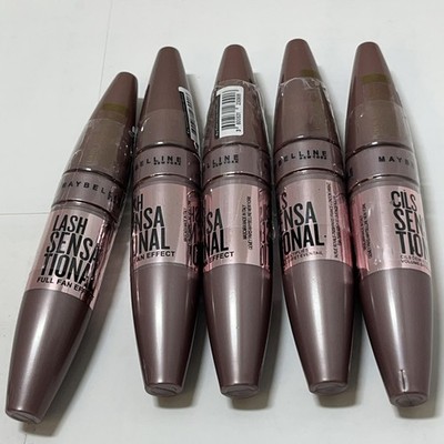 SEALED New Lash Sensational Mascara by Maybelline Extra Black Washable Five Pack