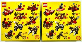LEGO Shell Promotional: 2542 Adventurers Aeroplane & 2537 Town Extreme Team Raft