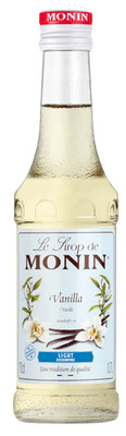 (18,2 /l) Le Sirop de Monin Vanille Light zuckerfrei Sirup 1:8 0,25l Flasche