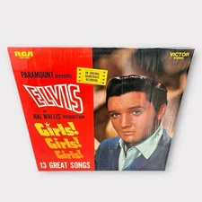 Elvis Presley Girls Girls Girls LSP-2621 Orange Label Shrink Wrap Vtg Vinyl LP