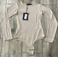 PrettyLittleThing NEW Women'sLong Sleeve Bodysuit Size 4