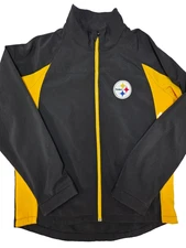G-III NFL Pittsburgh Steelers Full Zip Insulated Jacket S. L in Black