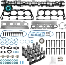 Non MDS 5.7L Hemi Camshaft Lifter Kit with MLS Head Gaskets Bolts Set Timing Cov