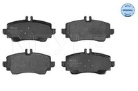 Meyle 025 230 7016 Bremsbelagsatz, Scheibenbremse FüR MERCEDES-BENZ