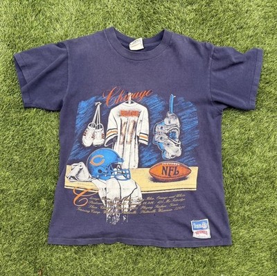 Vintage 1990s Nutmeg Mills Chicago Bears locker room t-shirt