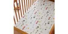 West Elm Kids Old Truck Farm Crib Fitted Sheet NWT Organic Cotton Baby Sheet