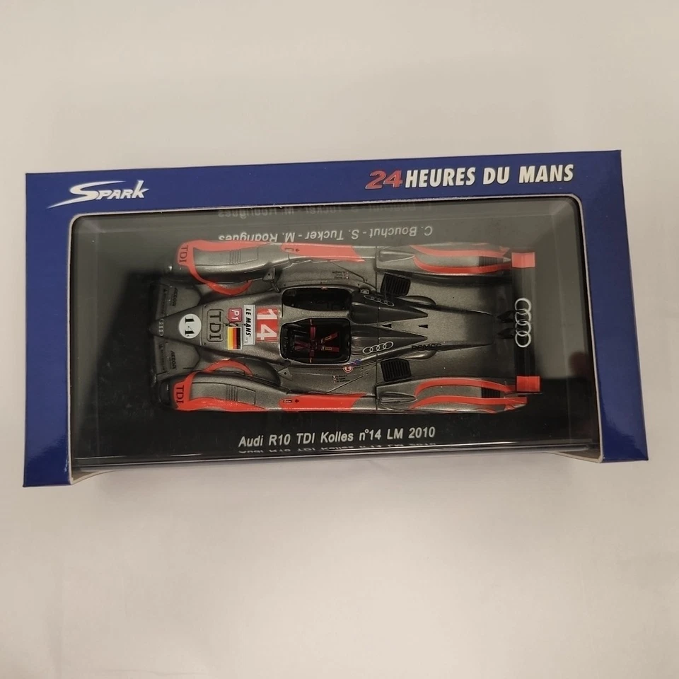 Spark 1:43 Audi R10 TDI Kolles #14 LM2010 C. Bouchet - S.Tucker - M.Rodrigues - Изображение 3 из 4