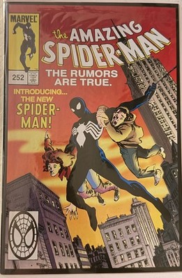The Amazing Spider-Man #252 Toy-Biz Reprint - 1ST BLACK SUIT SPIDER-MAN