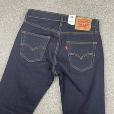 Levis 502 Jeans Mens 29x32 Fit 30x32 Regular Tapered Fit Stretch Dark Wash NWT
