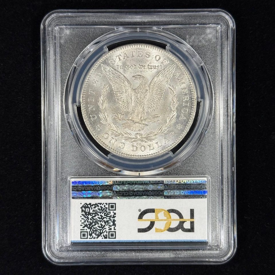 1880/79-CC $1 (Reverse of 1878) MS64 PCGS CAC Morgan Silver Dollar - Nice Coin - Image 2 of 2